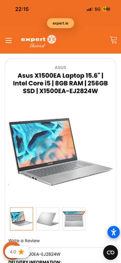 Laptop for sale! ASUS VivoBook X1500EA 15.6" Laptop