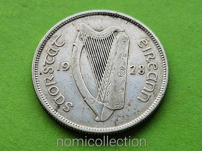 Ireland 1928 year Silver Florin.