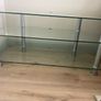 Glass TV stand Image 2