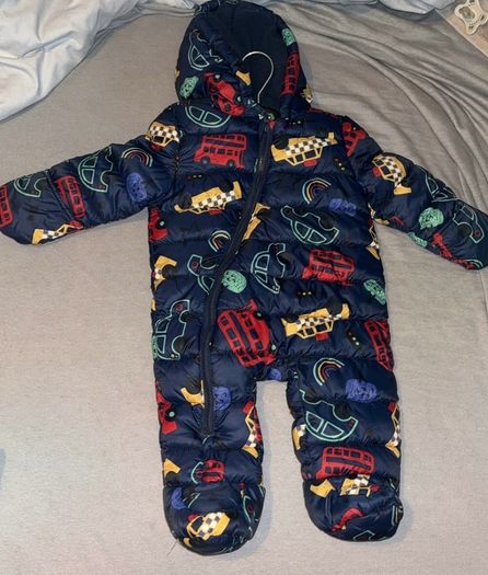 Baby winter pram suit 0-3
