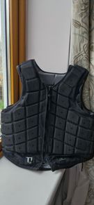 Equestrian back protector.