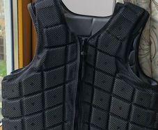 Equestrian back protector.