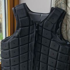 Equestrian back protector.