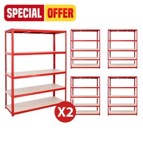 Special on 10x bays of flatpack shelving
