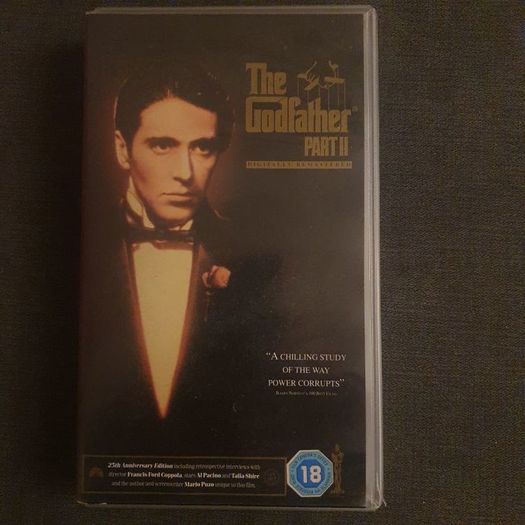 The Godfather/Part 11 (1974) and Part 111 (1981) VHS .. A Chilling Story of the Way Power Corrupts