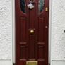 Solid wood front door and frame Image 2