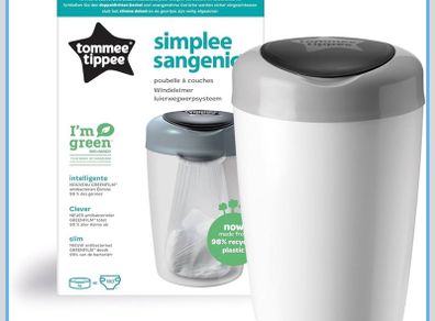 tommee tippee simple sangenic nappy bin