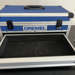 Dremel box with drawer and accessories