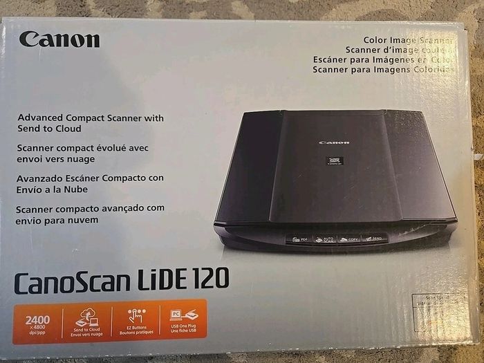Canon CanoScan LiDE 120 Color Advanced Image Photo Document Scanner (New In Box)