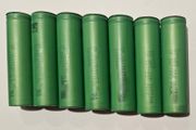 7x used 18650 batteries