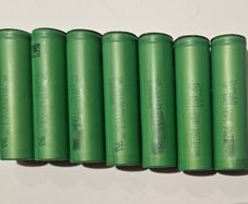 7x used 18650 batteries