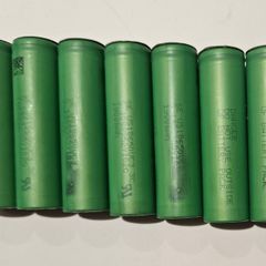 7x used 18650 batteries