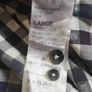 Jeff Banks mens long sleeve check shirt large size Image 5