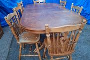 Pine Table With 7 Chairs  Reduced To Clear
