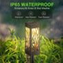 Solar Lights Outdoor, 6 Pack Garden Lights Solar Powered with Warm White LED Lights, Waterproof Solar Ornament Lights for Patio, Yard, Pathway Image 4