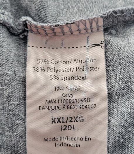 Athletic Works grey joggers, Size 20
