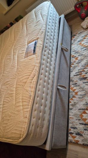 Super King Ottoman bed frame and Mattress
