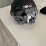 Bike helmet with face covering Image 3
