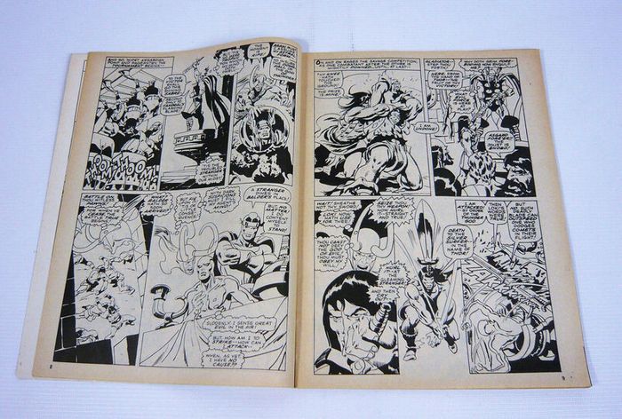 The Super-Heroes - Silver Surfer Titan & The Fury-Issue #8-- Vintage Marvel -April 26th 1975
