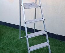 Abru Aluminium Folding 5 Step Ladder