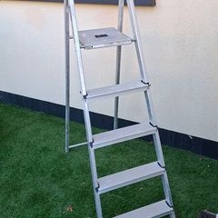 Abru Aluminium Folding 5 Step Ladder