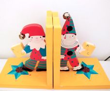 SEVI children Bookends for shelves - clown