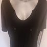 Brand New black Pep&co knee length V-neck dress size UK16/18 EU44/46 Postage included Image 5