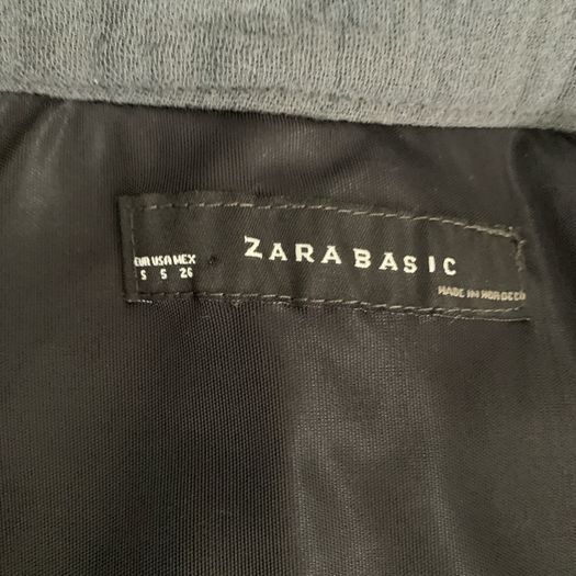 Zara charcoal grey tunic/ dress. Size S