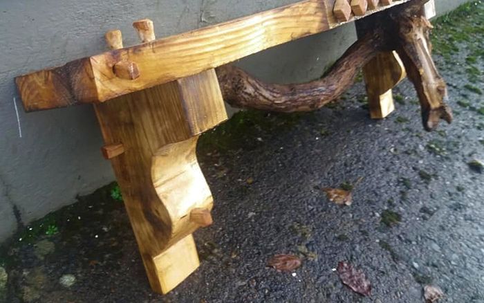 Rustic Driftwood Floating Shelf / Mantel