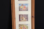 Framed Disney Winnie the Pooh Wall Art (4 Scenes) - 64 x 30cm