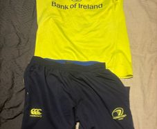 Leinster player jersey and bottoms