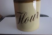 TG Green "Granville" Flour Ceramic Lidded  Container