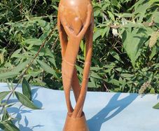 World Unity Wooden Sculpture