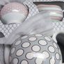 Tipperary Crystal Spots & Stripes Teapot, Sugar & Creamer Set Image 6