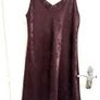 Brand New BHS Women's Nightwear Night Dress Purple Satin Chemise UK18 EU46 Postage included Image 2