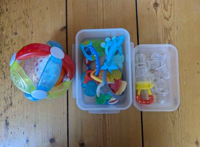 Baby teething items