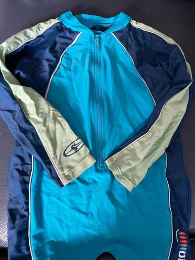 rash vest sun protection swimsuit boys 7-9 y