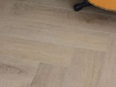 Herringbone LVT Flooring - Eden Oak 60x12.5cm