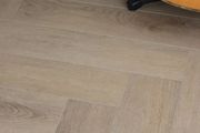 Herringbone LVT Flooring - Eden Oak 60x12.5cm