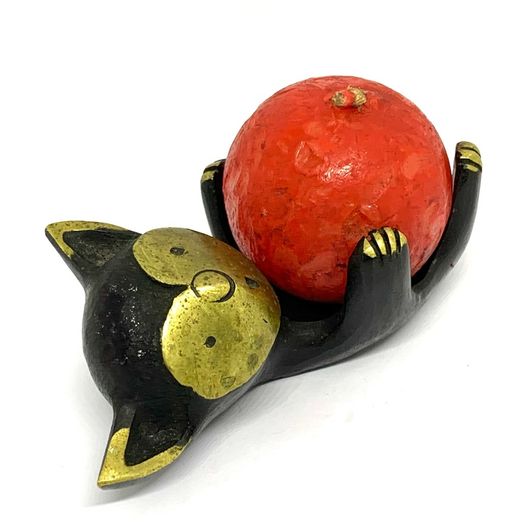 Mid Century Walter Bosse Cat Candle Holder