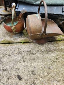Antique coal scuttles