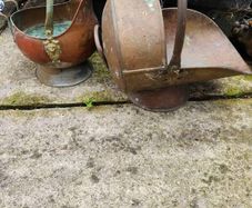Antique coal scuttles