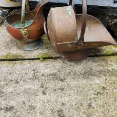 Antique coal scuttles
