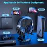 Gaming Headset with Mic, Headset for PS4/PS5/Xbox/Switch/Laptop, Over-Ear PC Gaming Headphones, Noise Cancelling & Volume Control Image 2