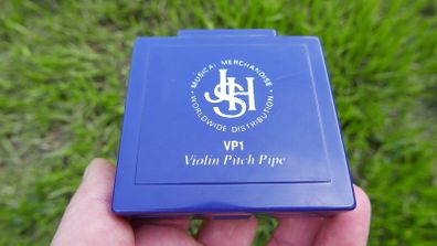 Vintage Violin Stainless Steel Pitch Pipe