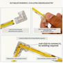 20pcs LED Connector Set, 2Pin L-Shaped Solderless Transparent LED Strip Connectors, 8mm Light Bar L-Clips, No Dark Area Image 5