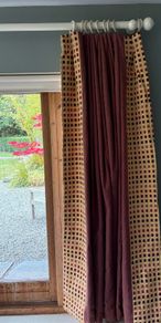Curtains One pair. Inter-lined