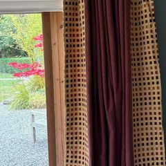 Curtains One pair. Inter-lined