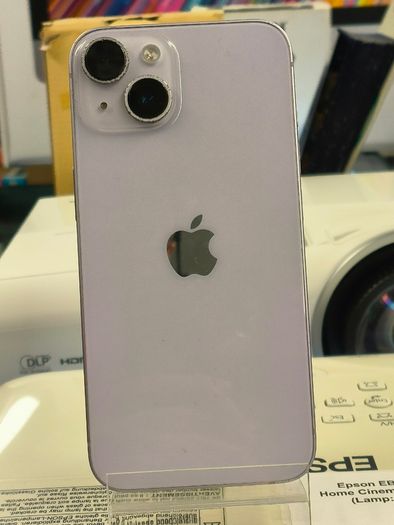 Apple iPhone 14 128GB LOCKED TO THREE Network Purple (Battery: 76%)