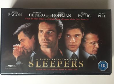 Sleepers [1996] Kevin Bacon, Jason Patric, Brad Pitt, Robert De Niro, Dustin Hoffman(VHS Movie)